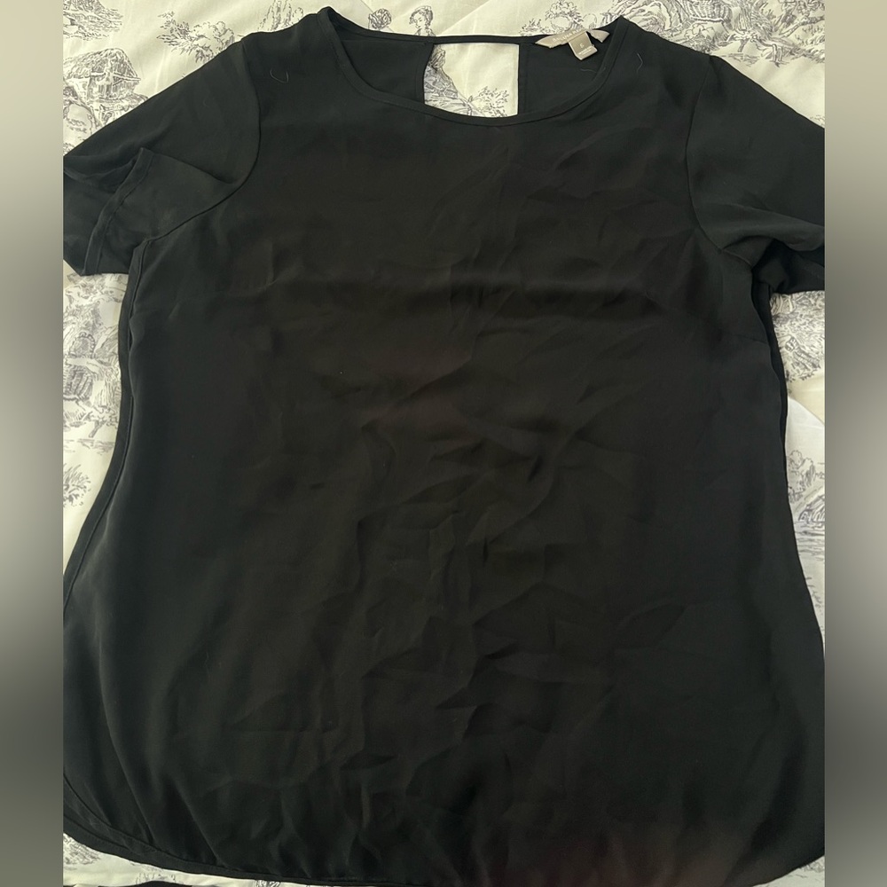 Banana Republic Black Business-Casual Blouse